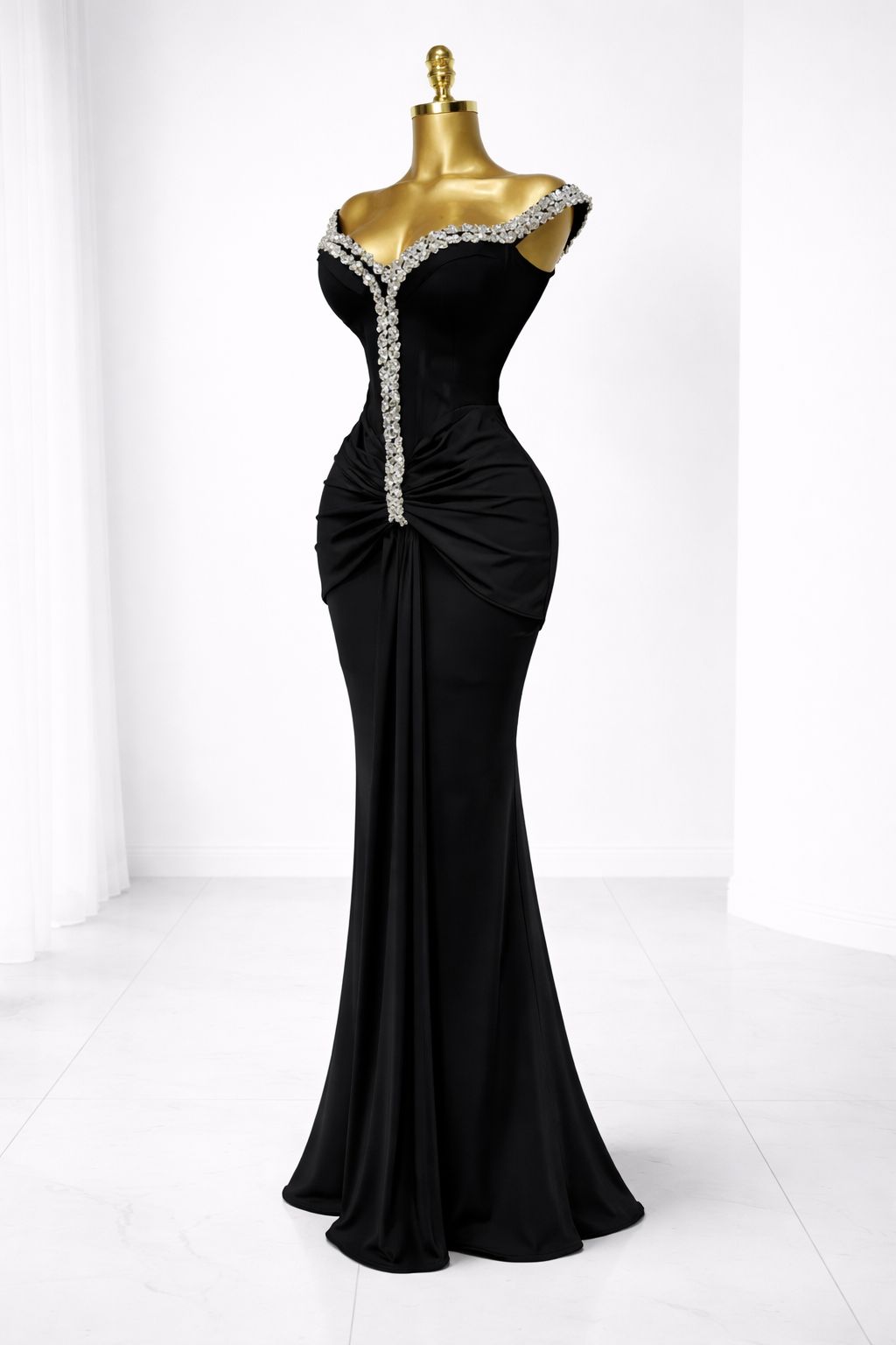 VESTIDO OBSIDIANA CRISTAL