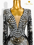 Vestido Silver Crystal