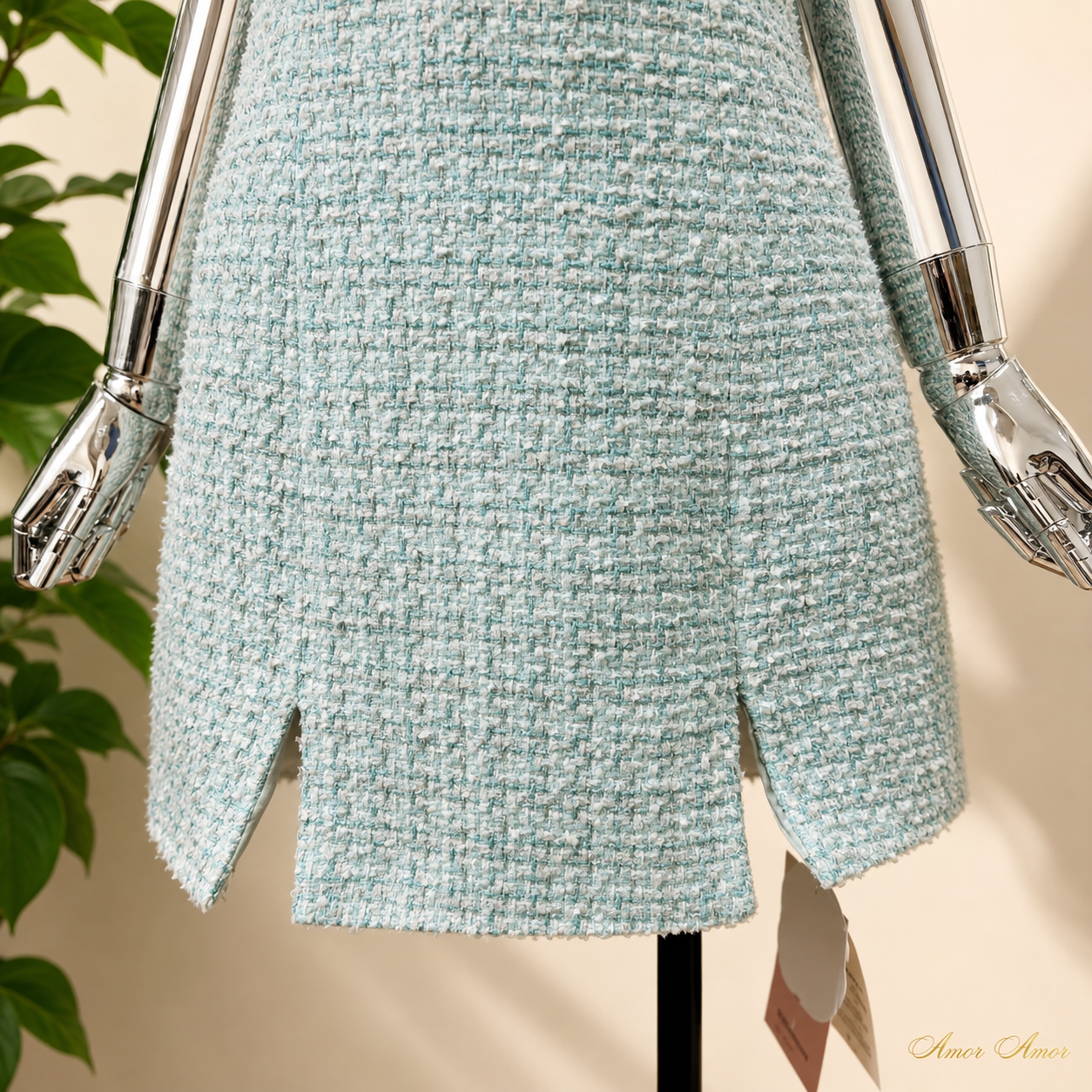 VESTIDO PRINCESA TWEED BOW