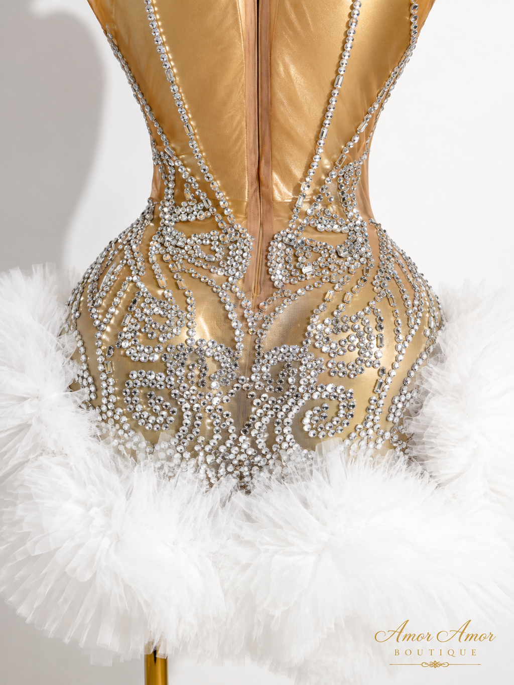 Vestido Crystal Swan