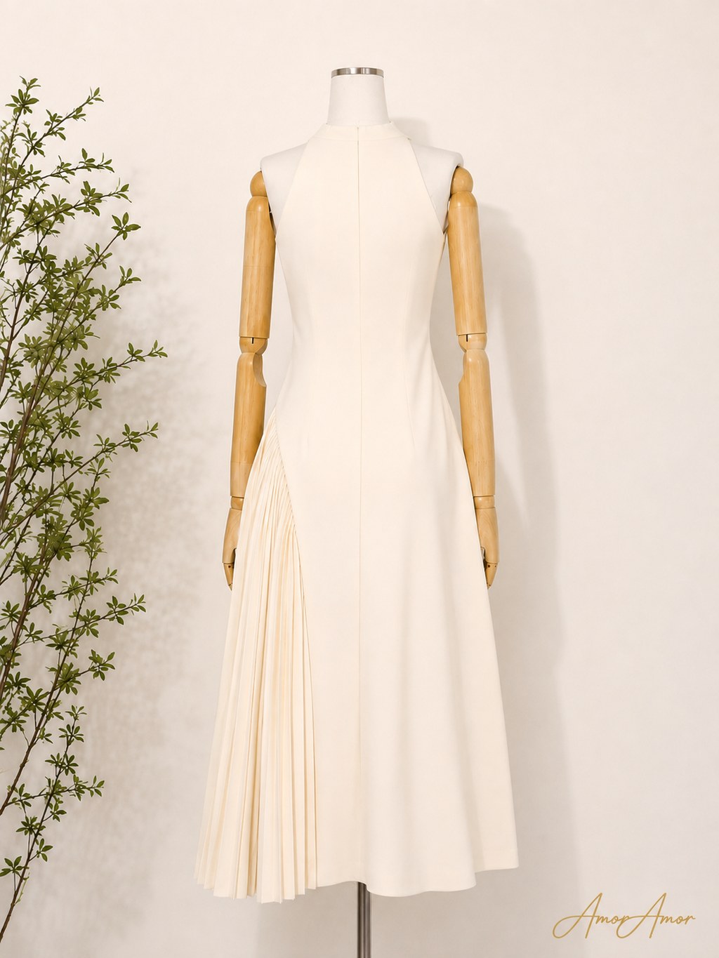 VESTIDO PRINCESA PLISÉ