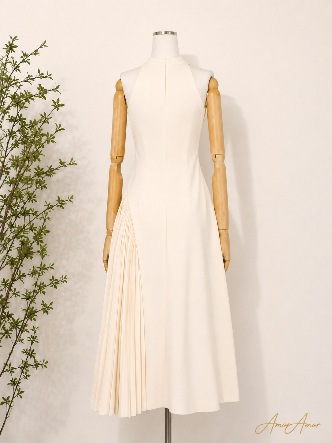 VESTIDO PRINCESA PLISÉ