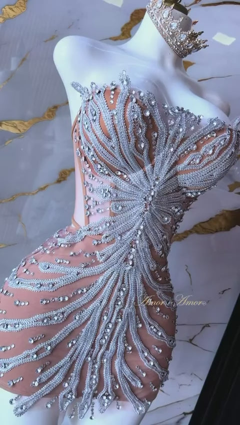VESTIDO CRYSTAL AURA