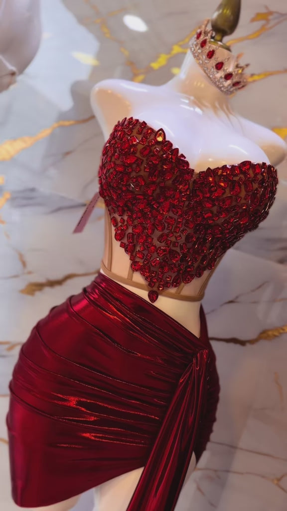 CONJUNTO RUBY HEART CORSET